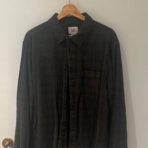 BDG urban outfitters brown flannel shirt